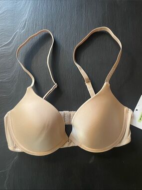 Calvin Klein Nude/Beige Seamless Lightly Padded T-Shirt Bra
